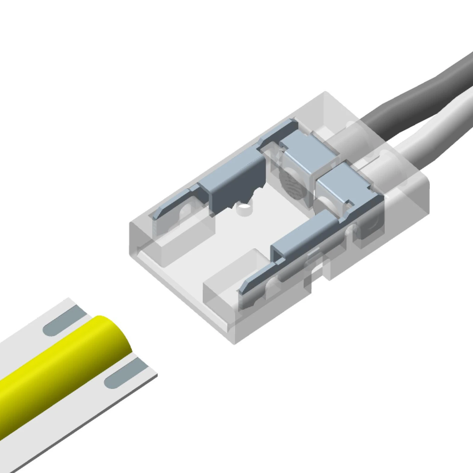 Invisible 2Pin 8mm PCB 10mm PCB wire to PCB Wire to strip LED Connector for Led Strip Light