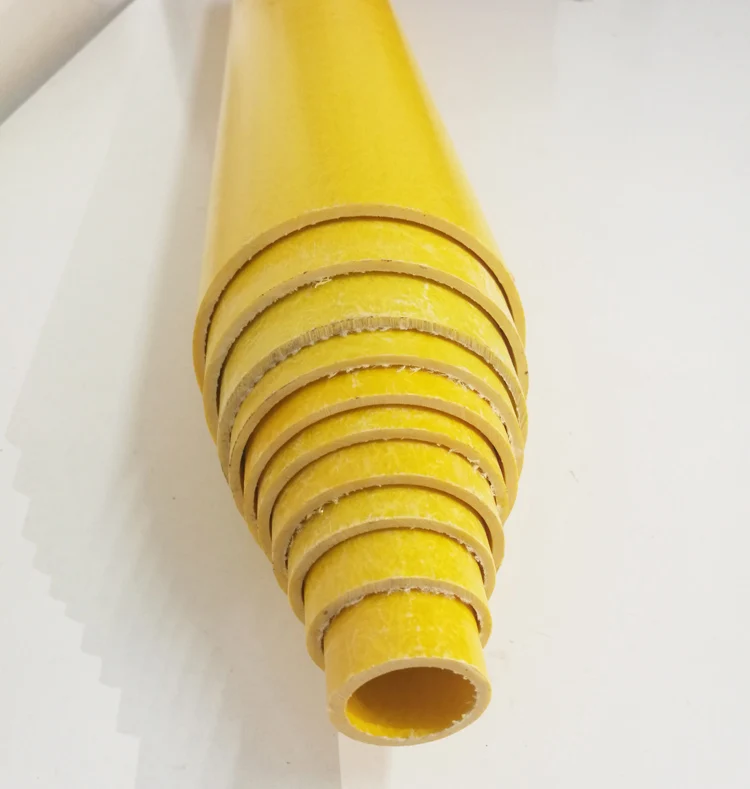 Fiberglass Hollow Round Tube FRP Plastic Fence Post GRP Pipe