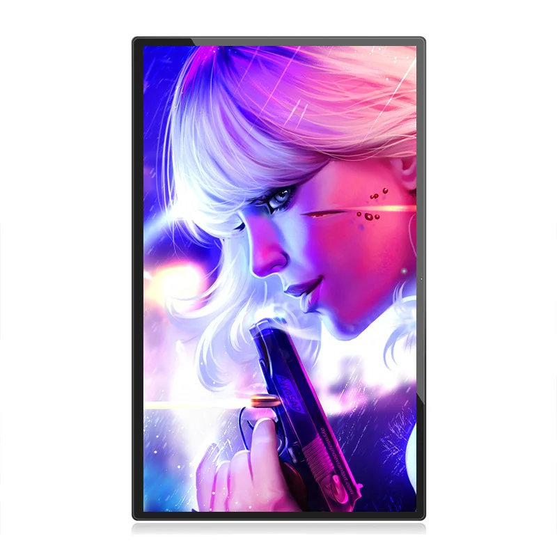 Внутренний ультратонкий настенный коммерческий дисплей Smart Lcd Hd настенная рекламная машина Лифт Висит Цифровая вывеска
