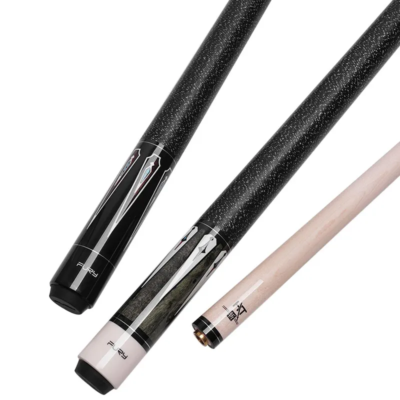 Fury LY Series Billiard Playing Pool Cue Stick 12.5mm Tip Maple Shaft Center Joint Taco De Billar Linen Wrap Fashionable Decal