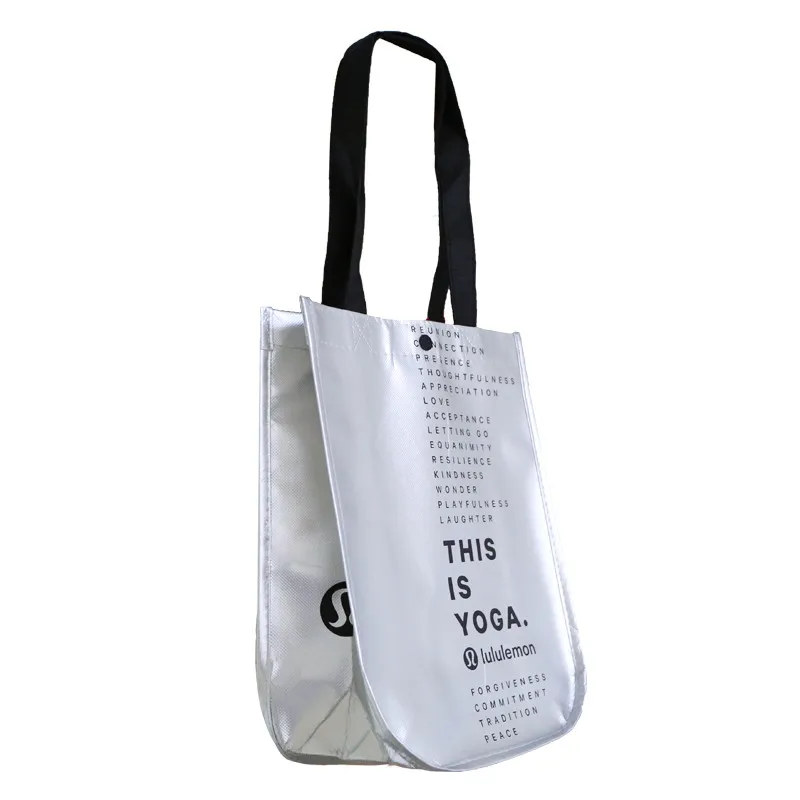 
Durable Non Woven Tote Reusable Foldable Shopping Bag For Lululemon 