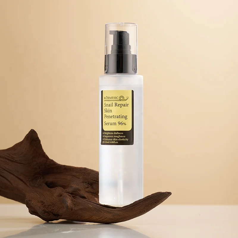 KORMESIC Wholesale Snail Mucin 96% Repairing Essence Serum For Face Snail Repairing Damaged Skin Anti Aging Korean Skincare