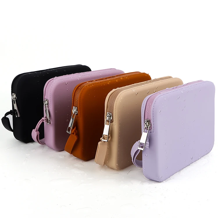 Yougnshen 2024 NEW  Waterproof Zippered Cell Phone Purse Card Holder Unisex Silicone Wallets