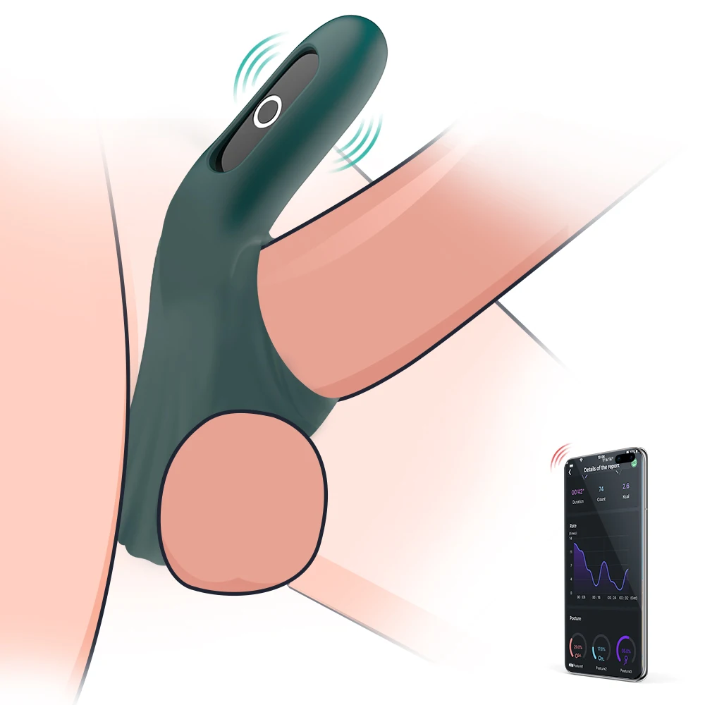 Lasting Sex Delayed Cock Ring Adult Vibrating Sex Cock Sleeve Sexy Toys Dildo Enlargement sex toys for couples