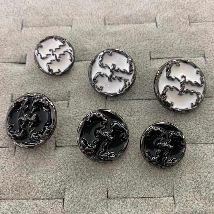 The manufacturer wholesale can customize fashion alloy hand sewable decorative coat buttons