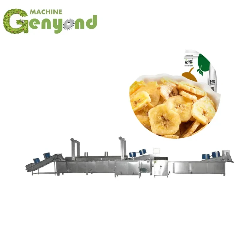 Best Price Philippine Banana Crisp Frying Machine Plantain Chips Production Line Making Banana Chips Machine