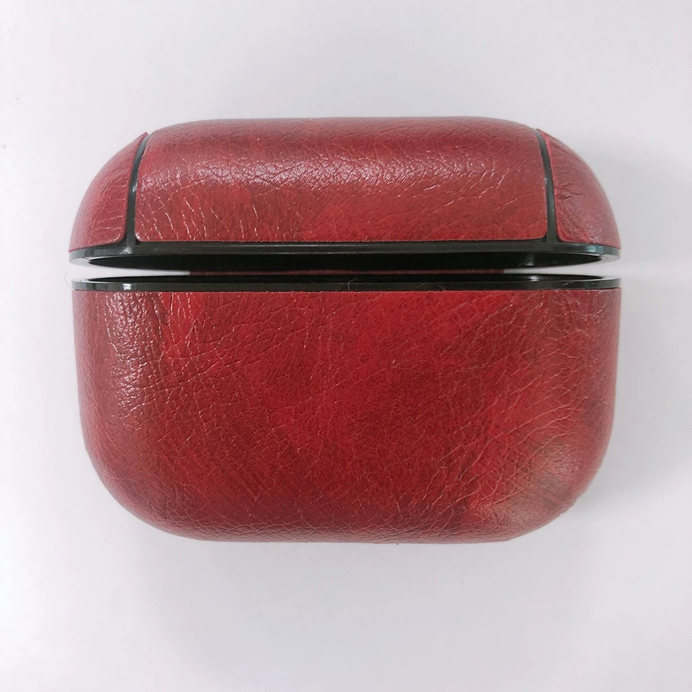 Custom Protective Leather Ear Pods Earbuds Charging Case Cover Wholesale Compatible 3rd Earphone Accessories