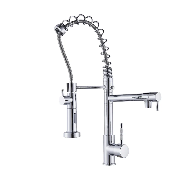 ANQI Luxury Stainless Steel Kitchen Faucet Single Cold Rotatable Tap Delta Kitchen Faucet 3 Hole
