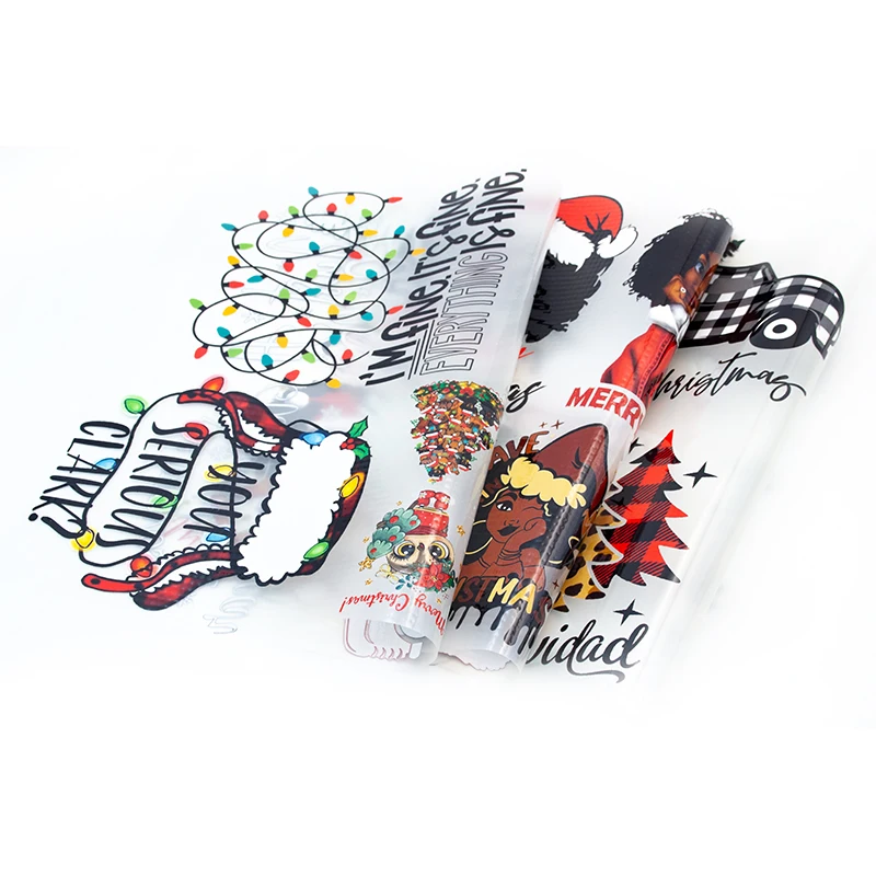 best seller Christmas bow coquette custom designs cold hot peel iron on dtf screen print heat transfers for t shirts sweatshirts