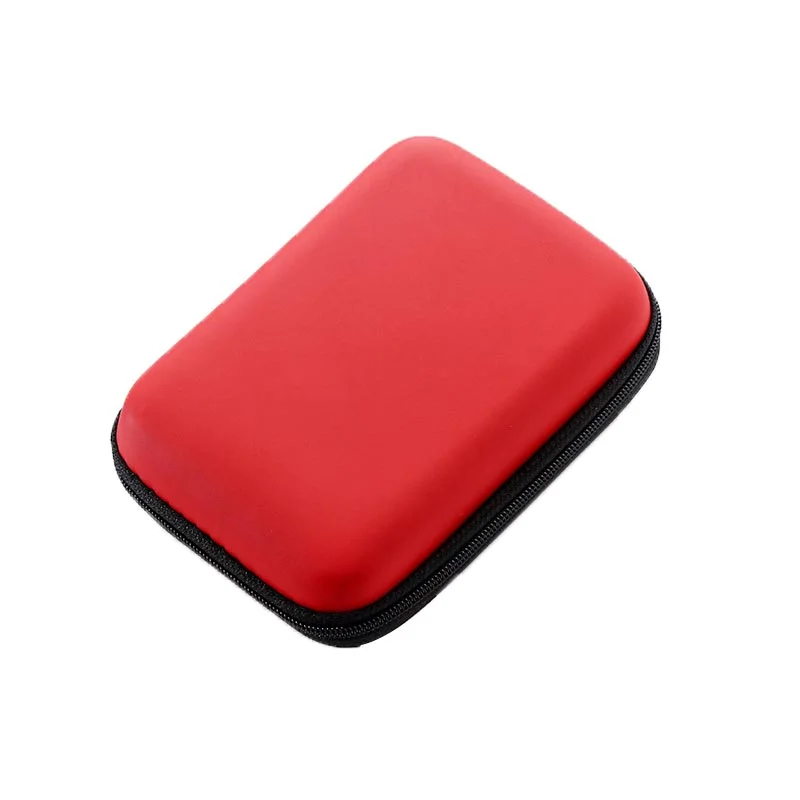 New style portable shockproof EVA mini case bag lightweight earphone carry case U disk USB cable storage organizer pouch bag