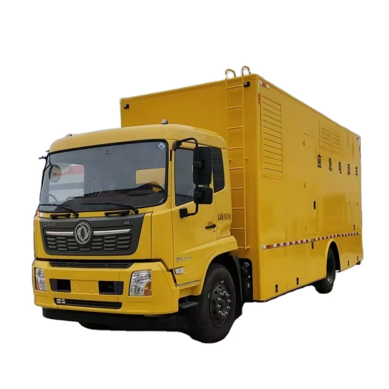 Dongfeng Tianjin 100 кВт 800 дизель-генератор новая механическая коробка передач Euro 5 Мобильная мощность аварийный автомобиль производитель