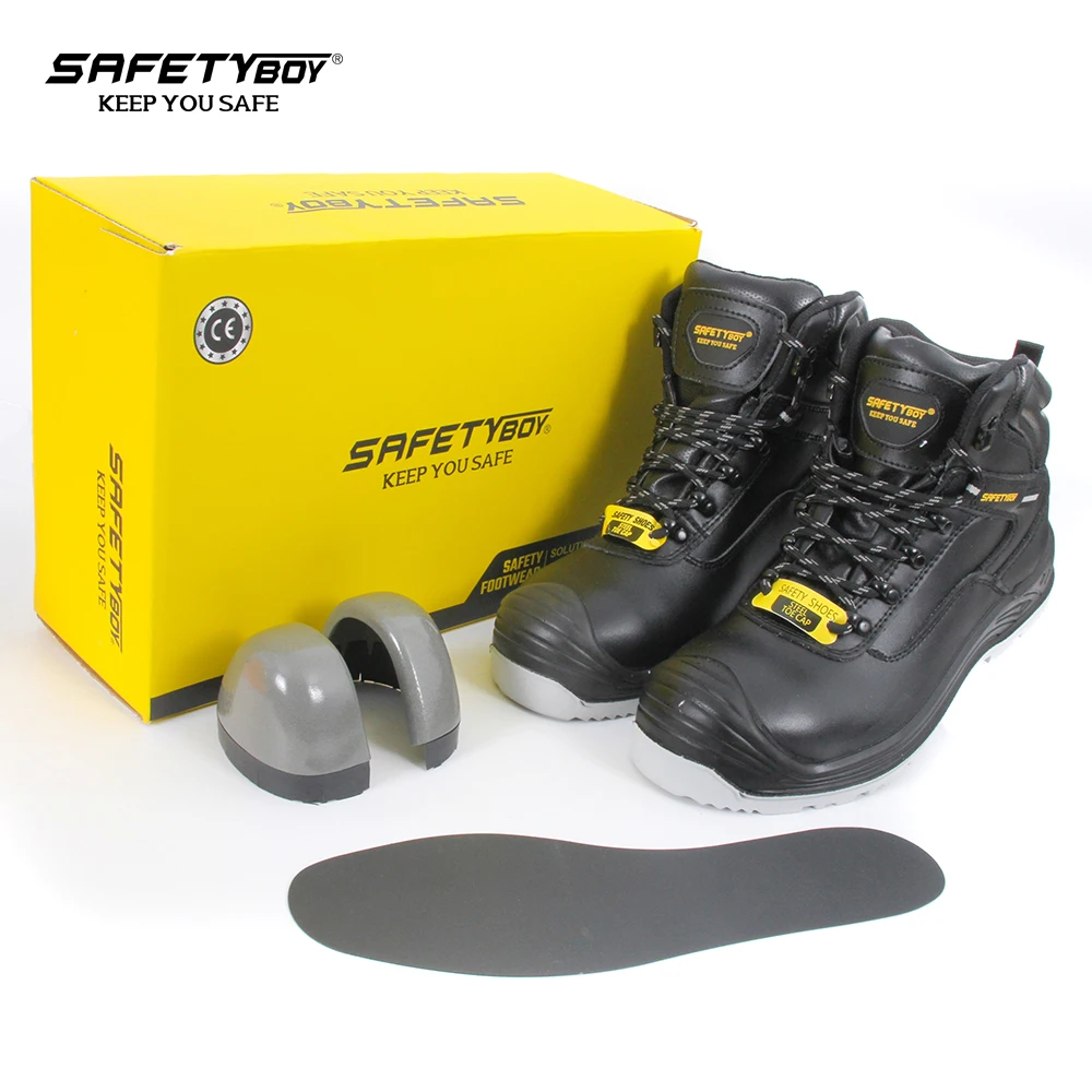 Safetyboy YL152 подходит для кислотной и щелочной среды комплексной промышленной безопасности обувь со стальным носком Рабочая мужчин