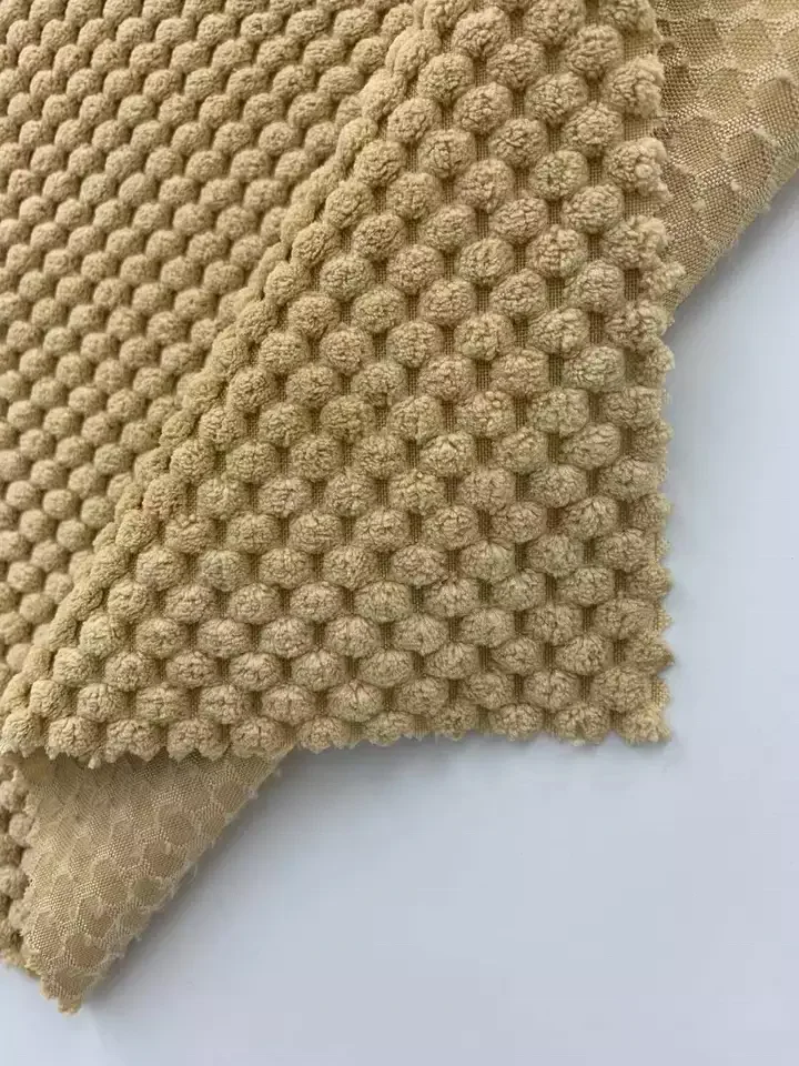 Fashion Quality 100% Polyester Jacquard Brushed Fleece Flannel Fabric Eco-Friendly Home Textile for Sofa Sleepwear Underwear