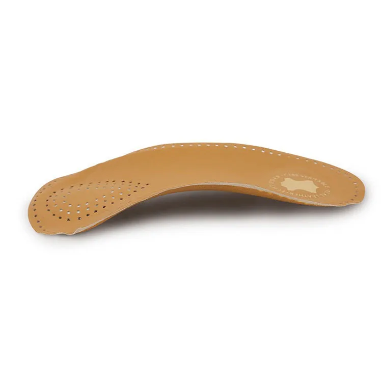 Customized 3/4 Length High Arch Support Pu Foam Insert Orthotic Flat Foot Plastic Orthopedic Shoe Insoles