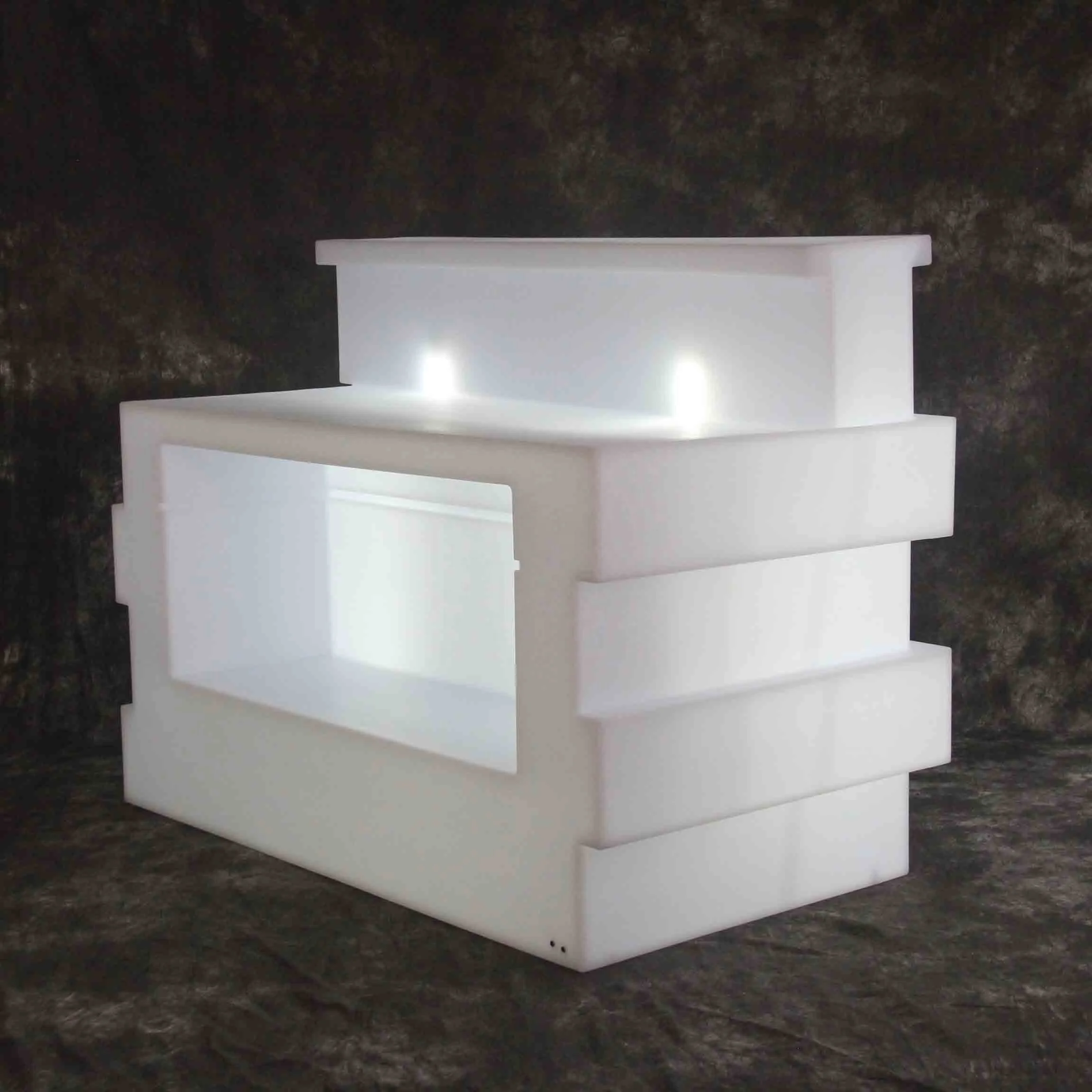 Led Bar Ktv Bar Counter Plastic Material High Quality Lighting Bar Counter