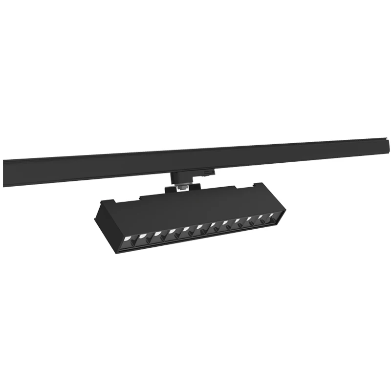 Adjustable 15 Watt 1400 lumen LED led linear track light for shop lighting AC 220V 3 phase 4 wires track 5 years warranty