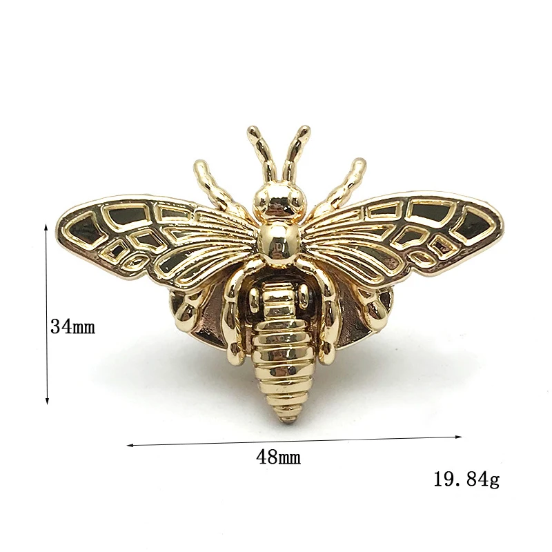 Fashion Decorative Bag Buckle Handbag Hardware Accessories Metal Hook With Handbag Purse