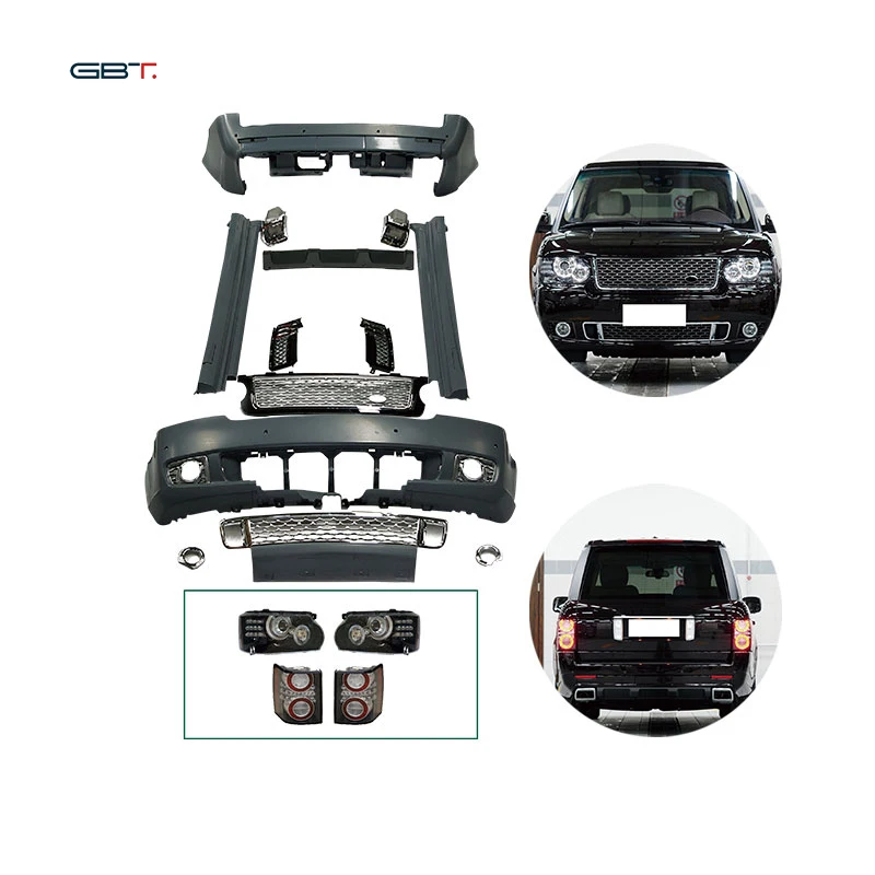 Car Parts And Accessories Bumper Headlight Rear Light For 2005-2012 GBT Land Rovers Bodykit Range Rover Vogue Model