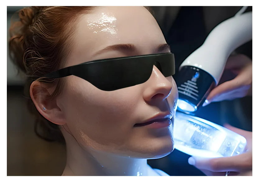 Goggles CE Ansi Z87 OPT IPL Care Light Eye Patch Laser Protection Eyewear Shading Protective Eye Mask Eyeshade