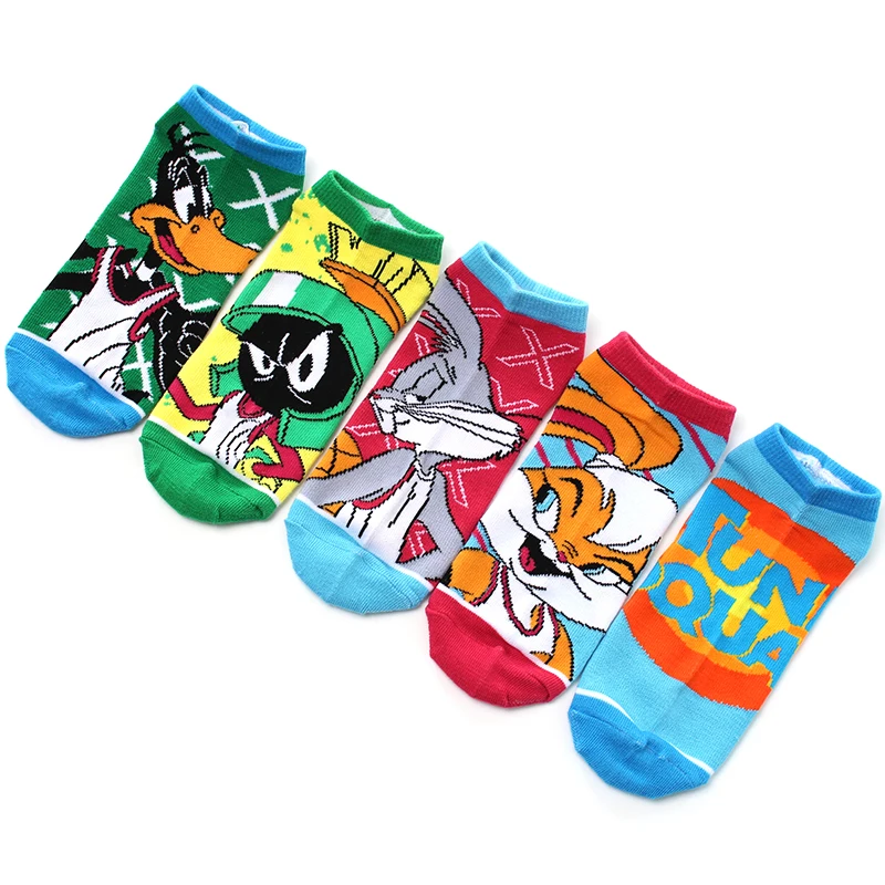 
Cartoon Animal Duck Bunny Cotton Low Cut sock Happy funny harajuku ankle socks Cute Kawaii Women socks 