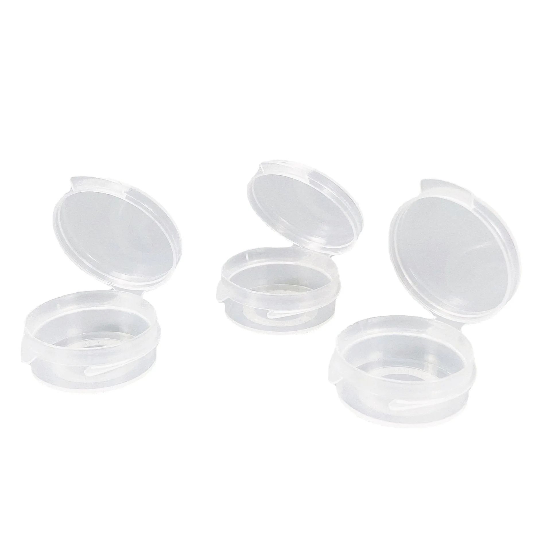 5g Mini portable Cover plastic cans container boxes Disposable Plastic Sauce Jar