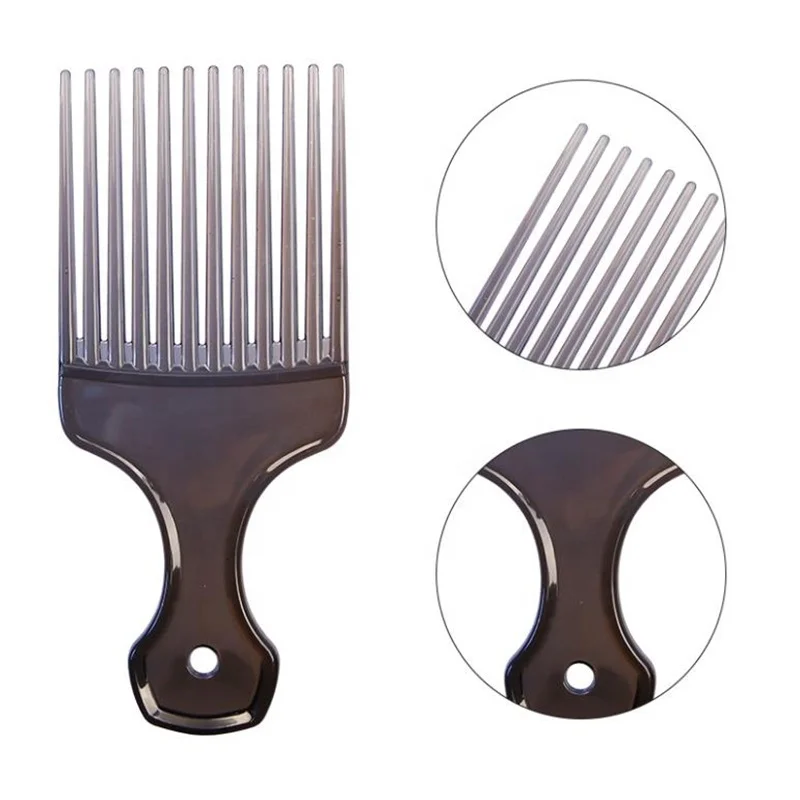 hot selling african wide wooden fabric vintage bridal hair pick combs