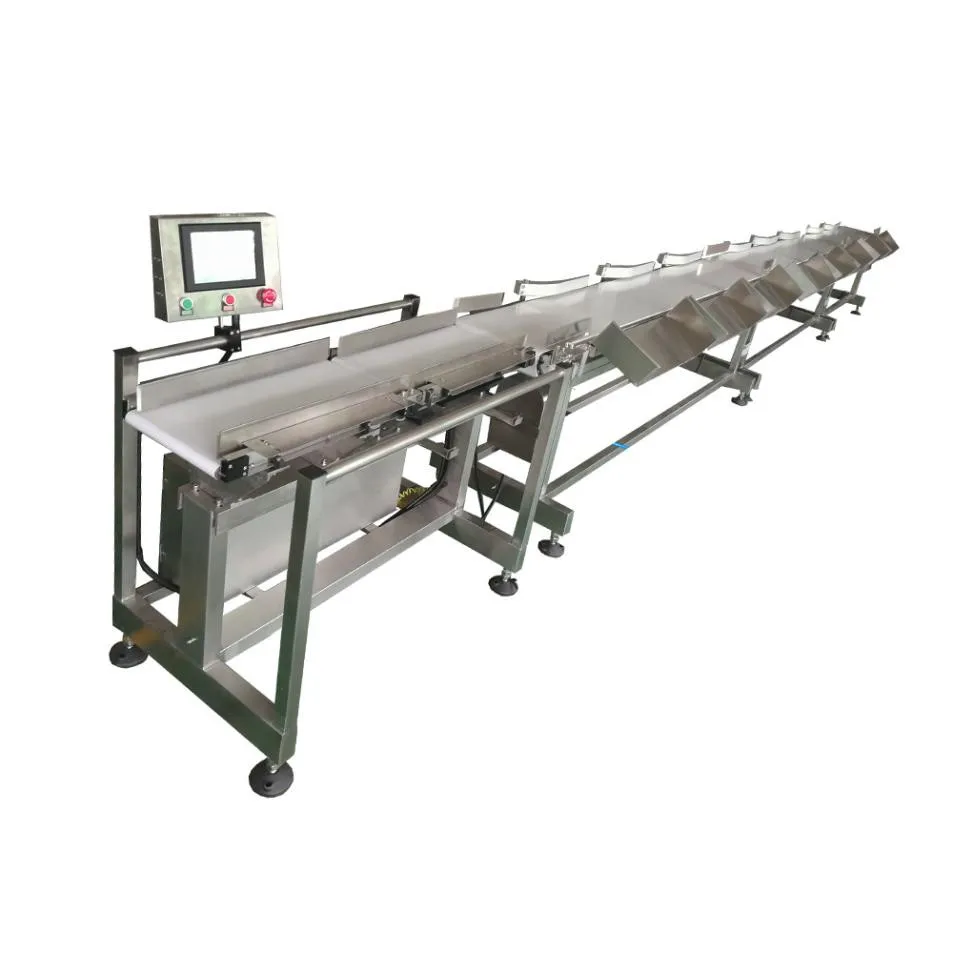 Automatic chicken slaughterhouse chicken weighting and grading machine