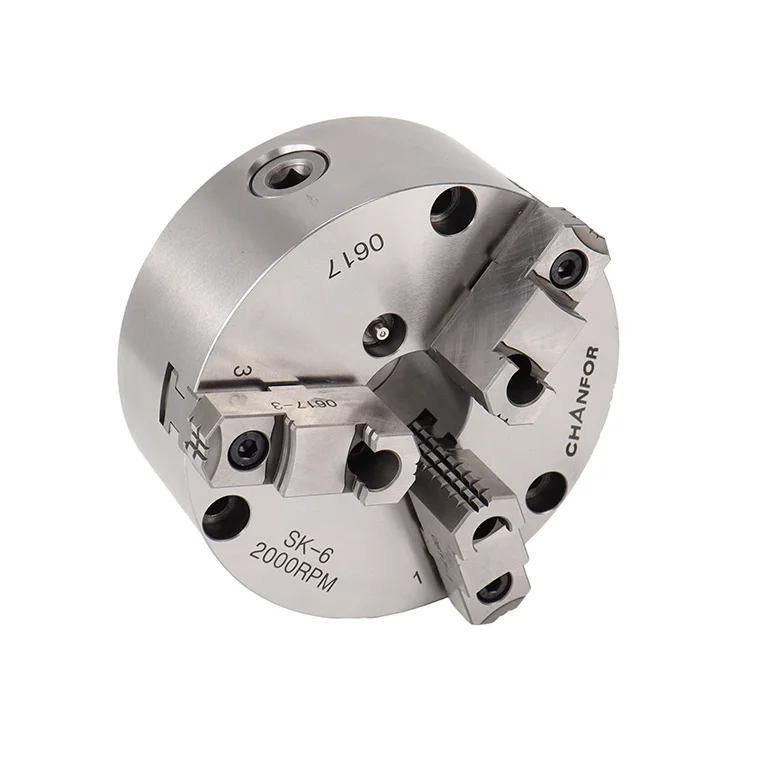 CHANFOR Power Chuck Taiwan бренд SK 3-челюсть ручной самоцентрирующий токарный патрон