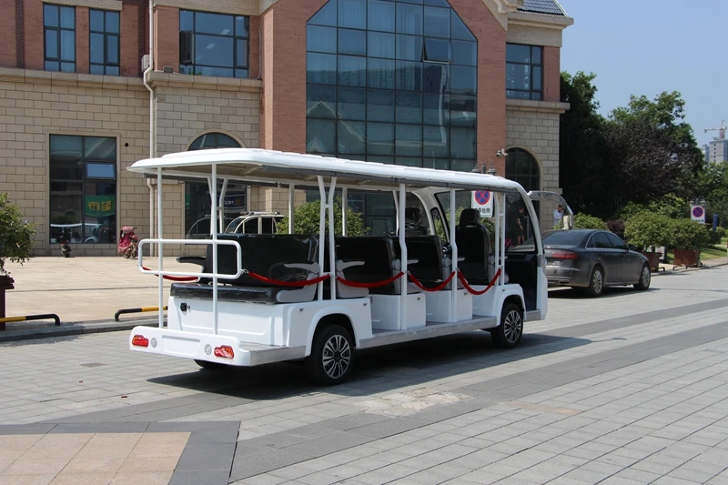 New amusement park 14 seats electric shuttle bus sightseeing car