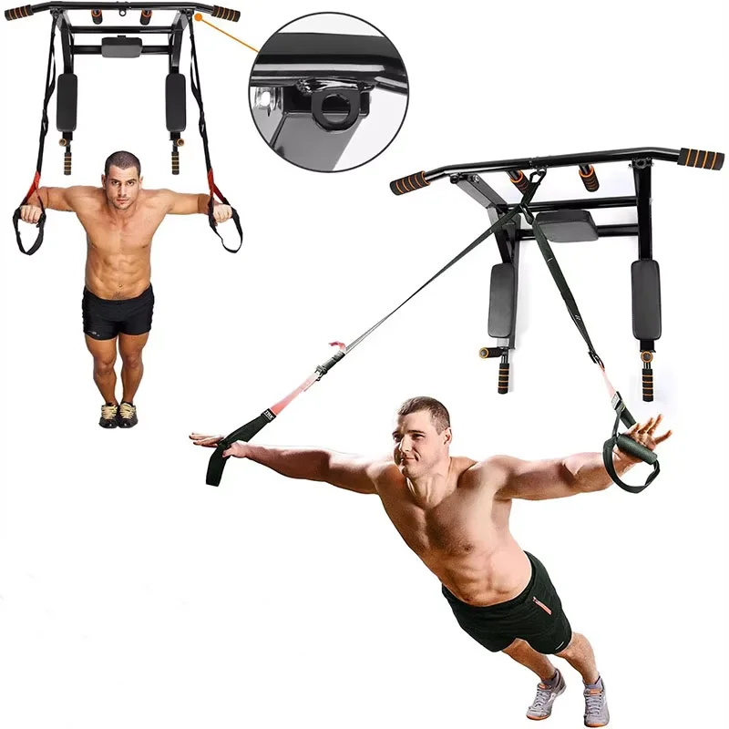 Durable Home Gym Fitness Exercise Workout Equipment Chin Up Bar Wall Mount Pull Up Bar For Strength Training