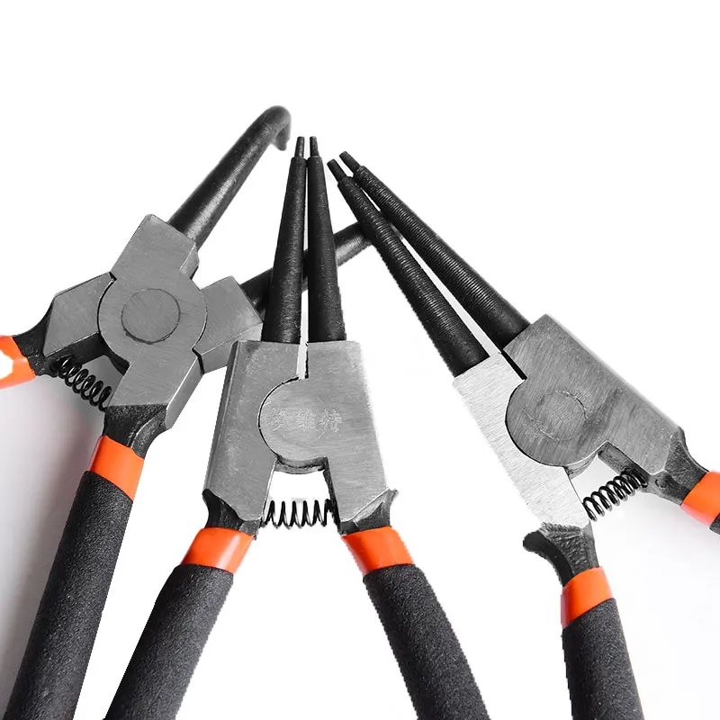 6 Inches 7 Inches Cutting Pliers Carbon Steel Internal And External Snap Ring Pliers