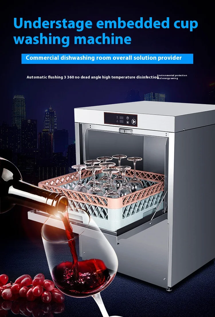 Dishwasher freestanding mini 2024 most popular tabletop for washing wine glasses for coffee bars dishwasher