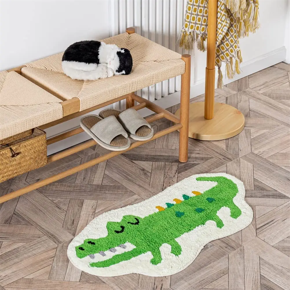 Wholesale Soft Cozy Shaggy Non-slip Bath Mat for Bathroom Non Slip Bathtub Mat and Absorbent Shower Mat