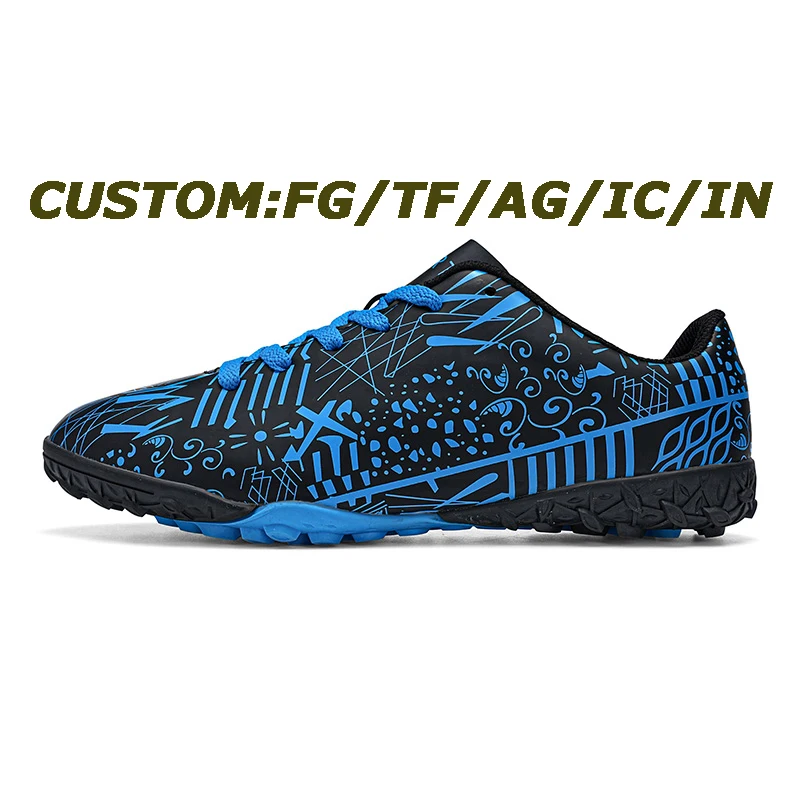 Design Shoes Factory Custom Sneakers Futbol American Men Turf Outdoor Football Shoes Chuteira Futsal Indoor Soccer Shoes For Men