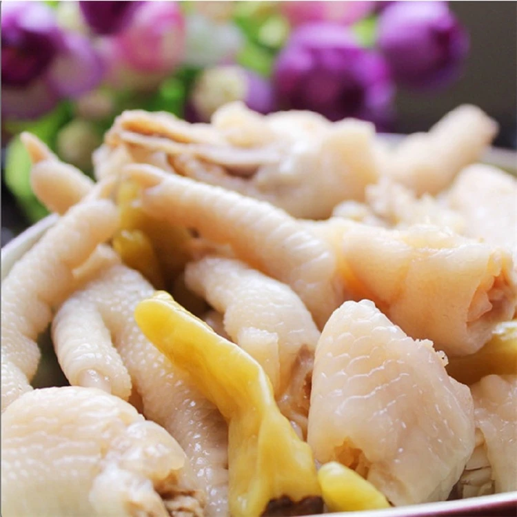 
China Supplier Production Line Pickled Peppers Chicken Feet Snack For Sale 