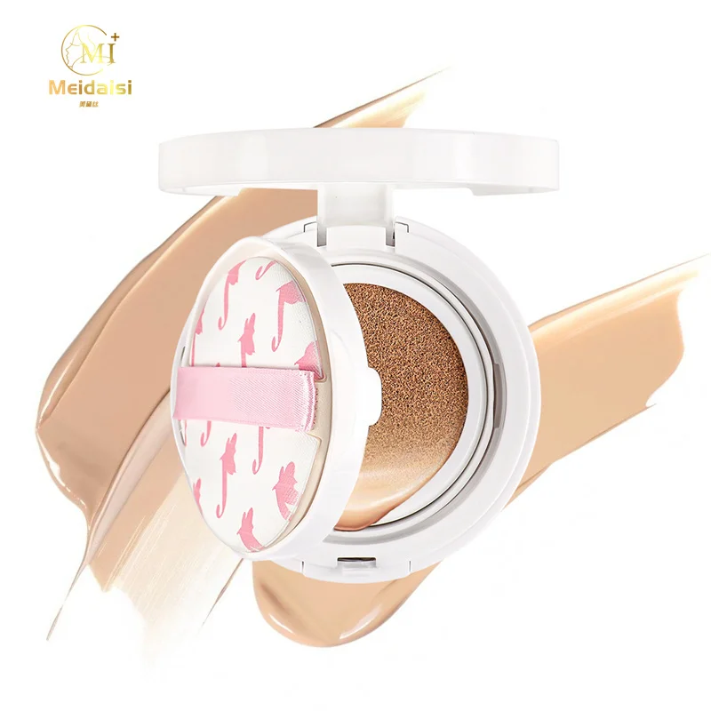 Oem Custom Private Label Vegan Cruelty Free Waterproof Cushion Foundation Makeup BB Cream SPF50+ Air Cushion Foundation