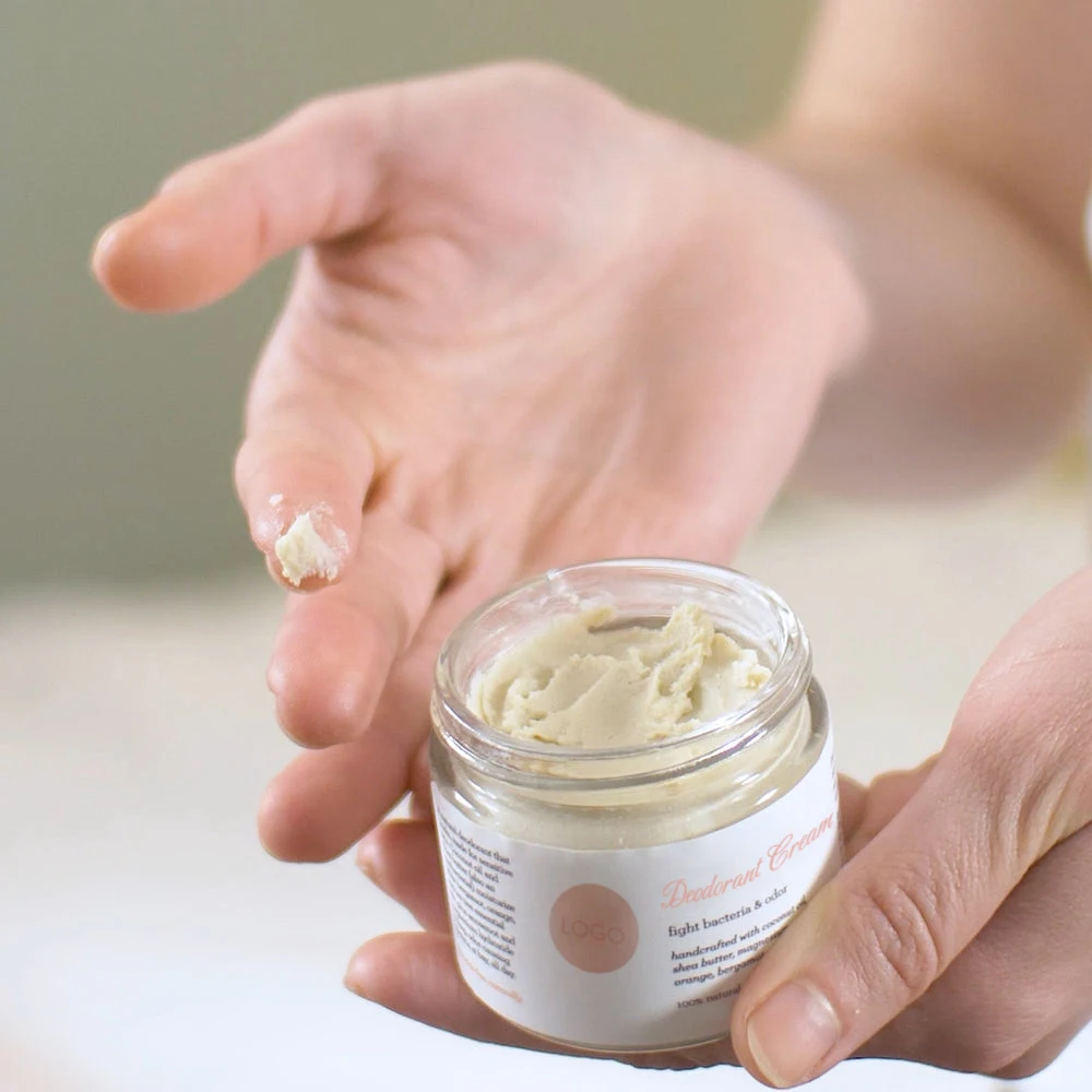 Natural Organic All Body Coconut Lasting Odor Control Aluminum Free Underarm Antiperspirant Invisible Body Deodorant Cream