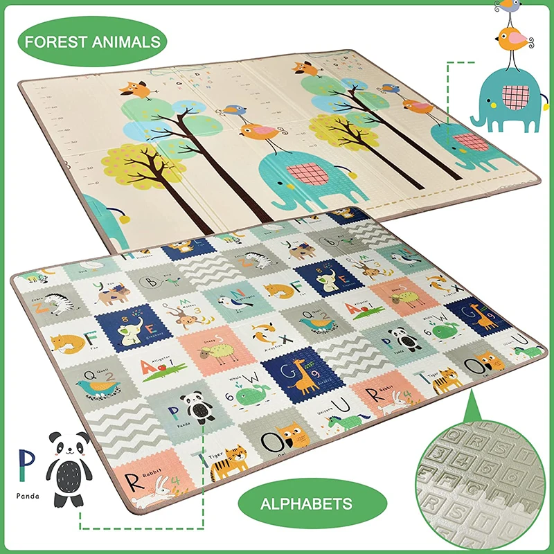 Babies Soft And Comfortable Play Mat Double Sided Design To Discovery Ultra Pro Easy Clean And Storage Traveling Skip Hop