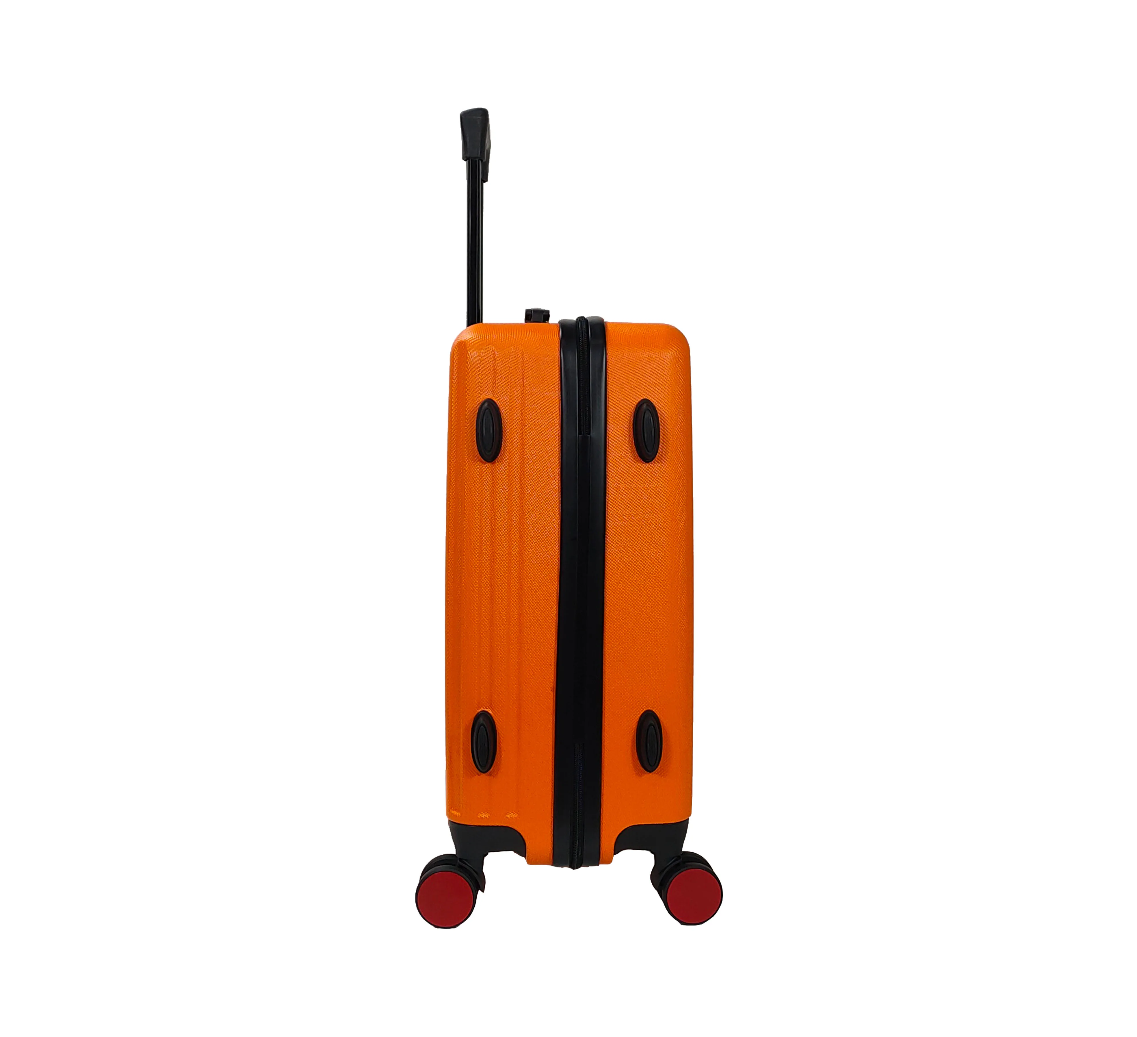 China supplier makes trolley case zipper abs suitcase 4*360degree wheels trolley luggage bag with Plastic Handles