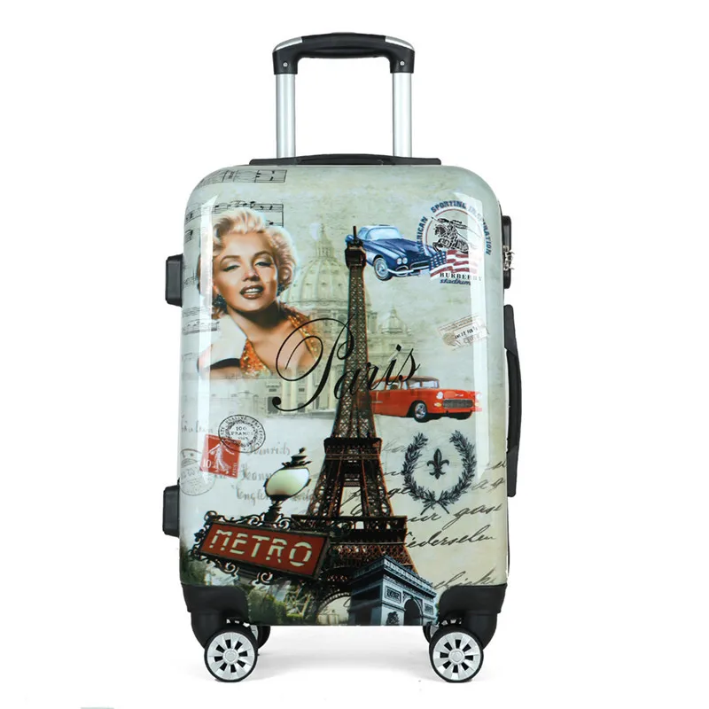 Multifunction Custom Travel Durable ABS Cabin Trolley Case Suitcase Rolling Hard Shell Spinner Carry-ons Luggage Case
