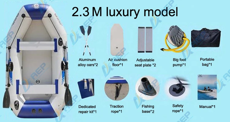 2.3m to 3.6m Hot sale Inflatable Boat rubber boat PVC most popular boat racing made in china