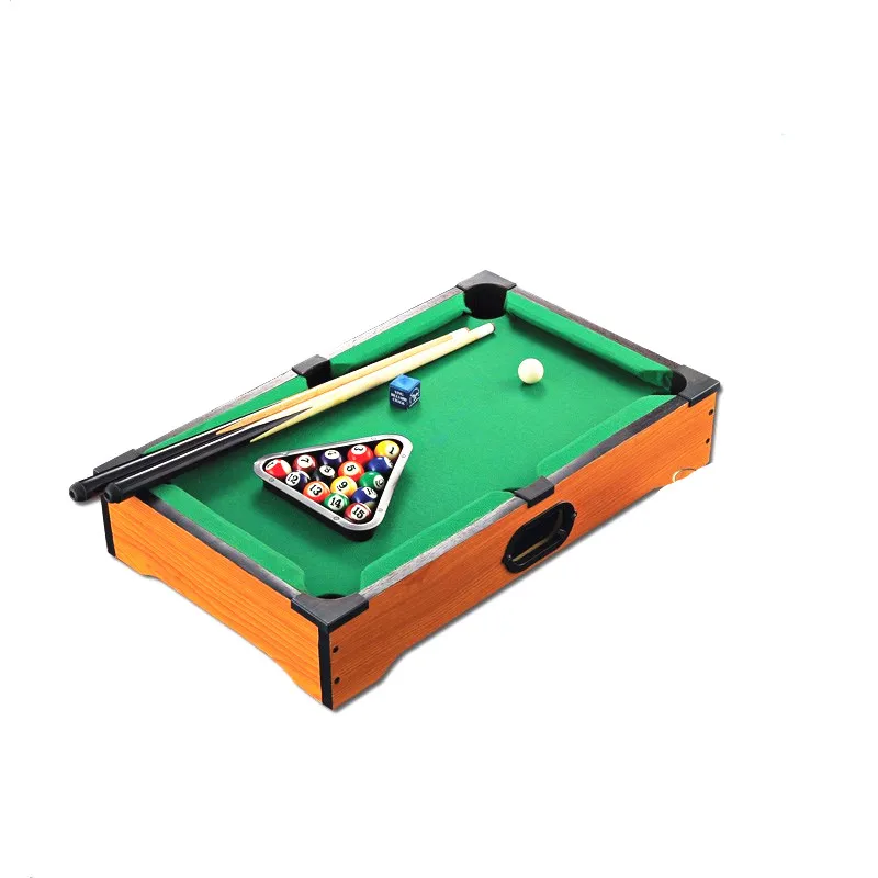 cheap mini snooker&billiard pool table and billiard ball toy set table game for kids