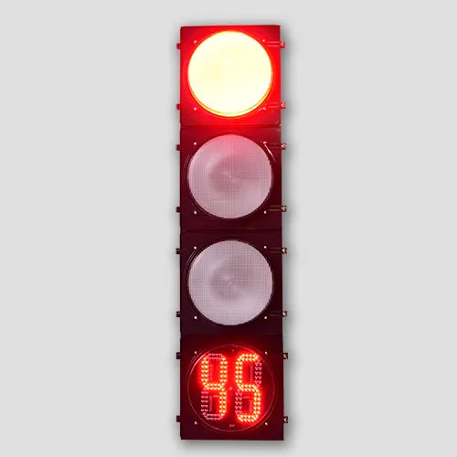 400mm 4 Aspects High Flux Red Yellow Green Traffic light with Countdown Timer