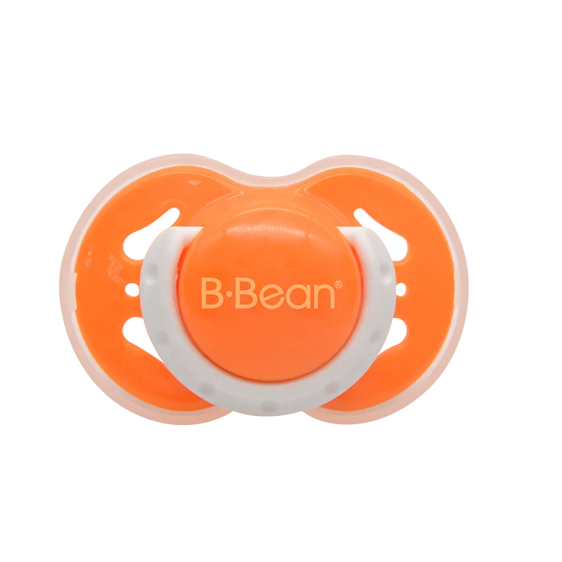 Лидер продаж от производителя Bean OEM Детская Силиконовая пустышка без BPA красочный дизайн с принтом пищевой материал