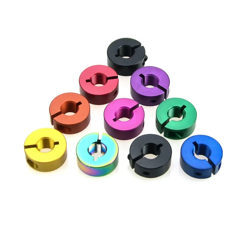 Оптовая продажа, алюминиевый замок вала, осевой воротник, мягкая сталь, цельный воротник вала