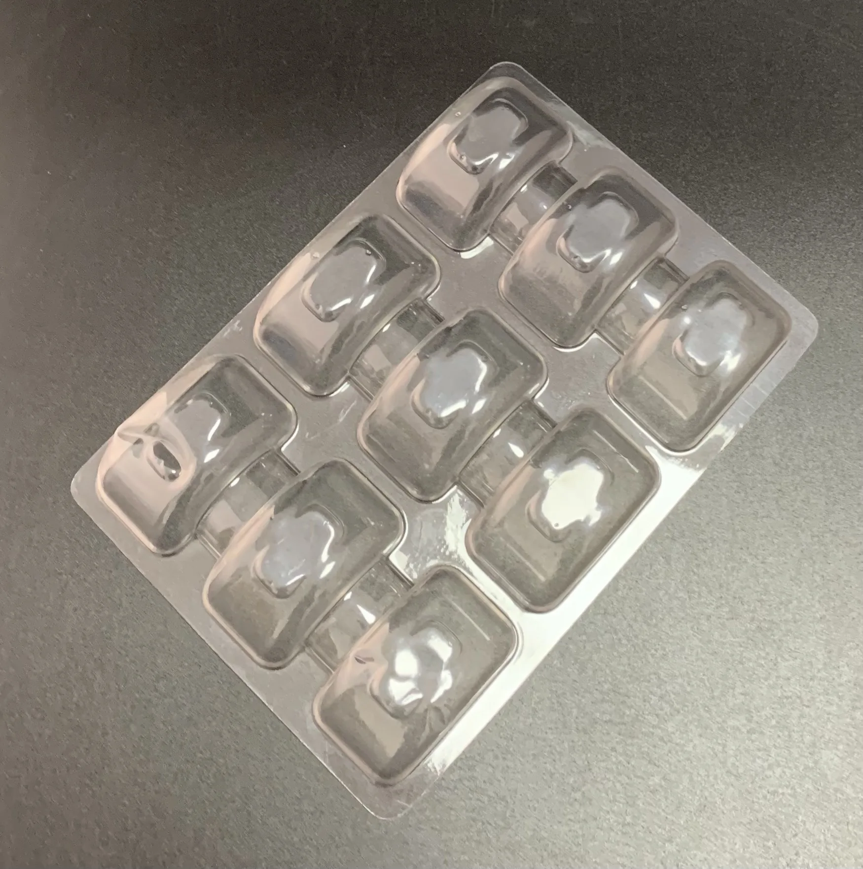 Custom Chocolate Tray Blister Clear Truffle Clamshell Packaging