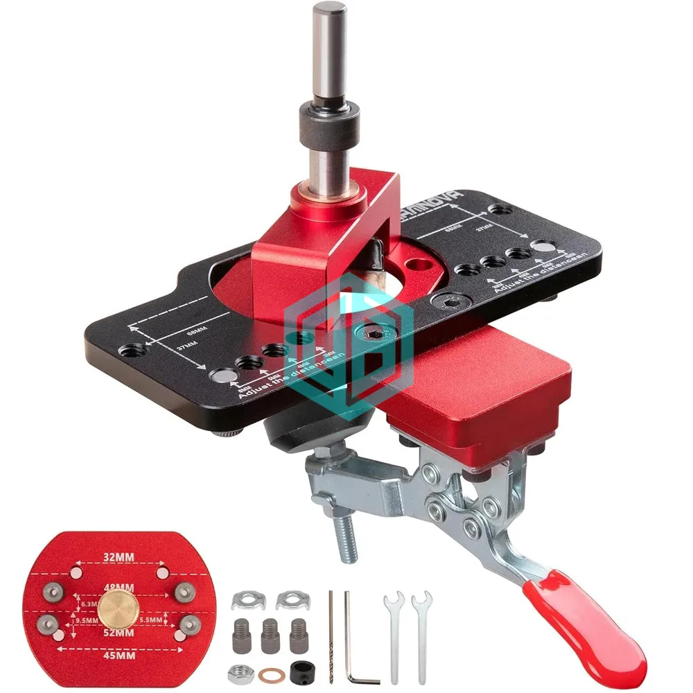 35mm Hinge Jig Woodworking Drilling Guide Locator Wood Door Concealed Installation Household Hole Opener Tools Puncher Template