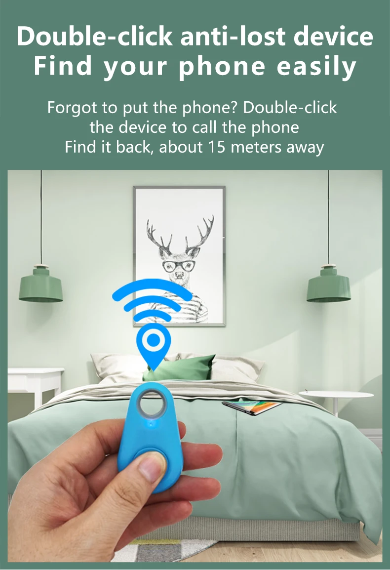 Smart  GPS Mini Anti-Lost  Accessories Locator BT Tracker Mini Portable Wireless GPS  Locator