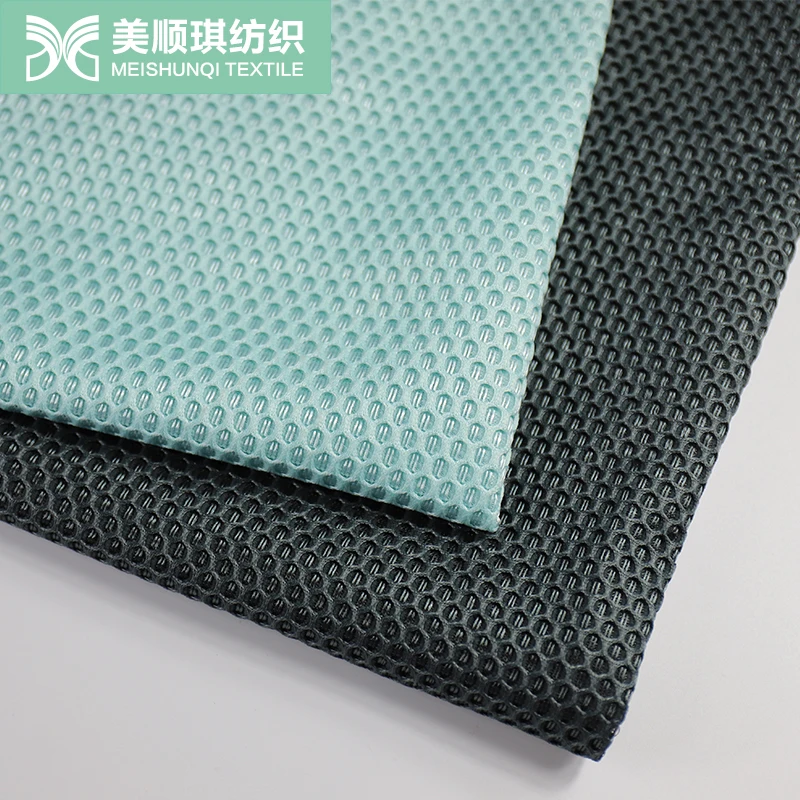 Low stretch yarn thin durable 3d sandwich mesh fabric for seat Stroller mat car seat cloth bag pillows