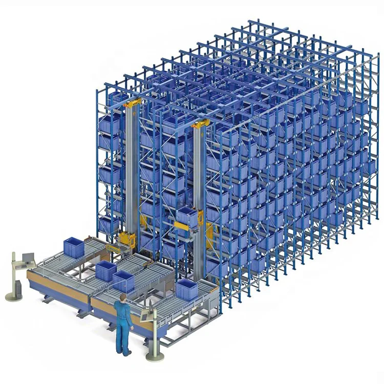 Best Quality Mini Load Pallet Rack Warehouse asrs shelving Automated System